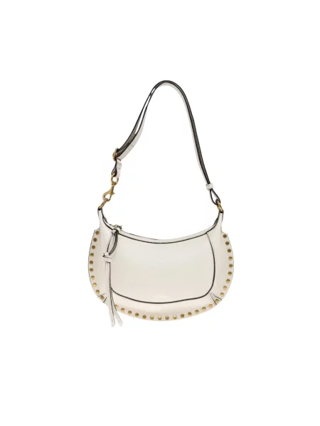 Torebka skórzana Isabel Marant biała