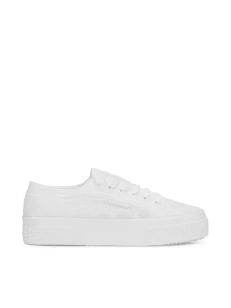 Sneakersy Superga w kwiatki białe