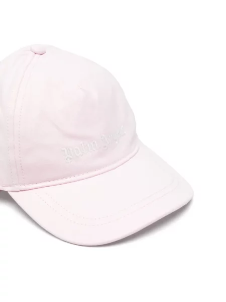 Czapka z daszkiem dziecięca Palm Angels różowa