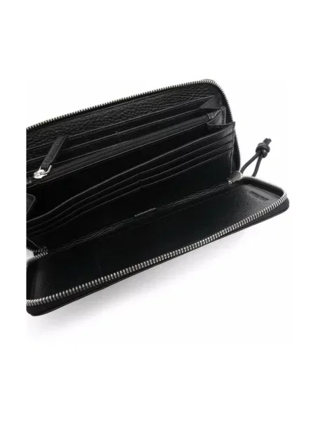 Portfel Emporio Armani skórzany czarny