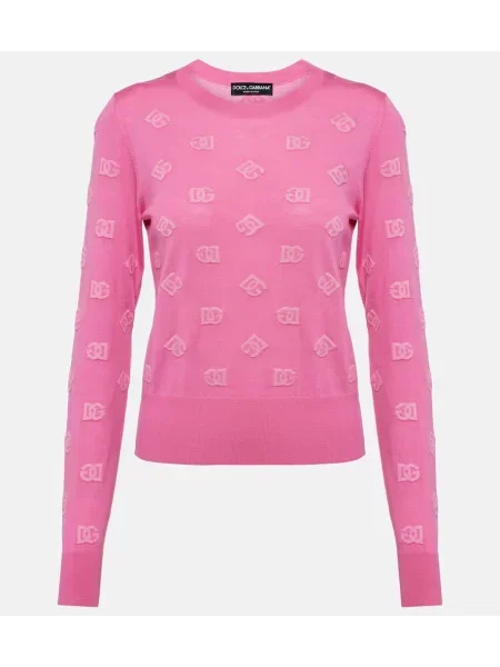 Pulover Dolce&gabbana de lână roz