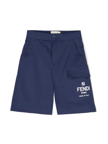 Szorty dziecięce Fendi niebieskie