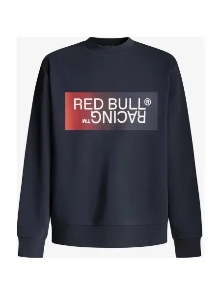 Bluza Red Bull Racing x Pepe Jeans Ombré Logo Crew granatowy M czerwony