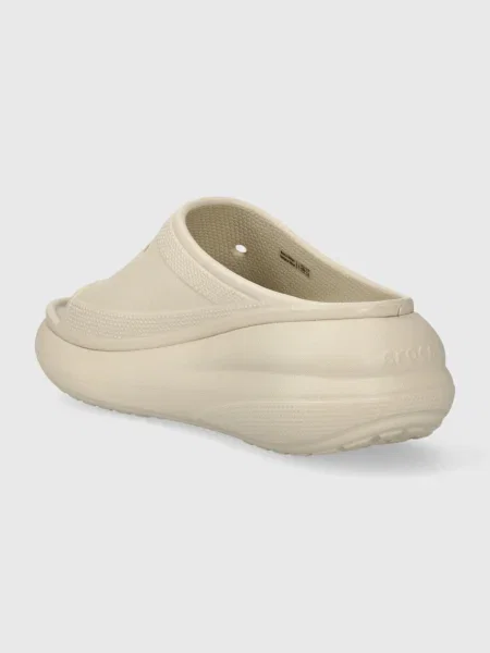 Pantofle Crocs Classic Crush Slide béžové