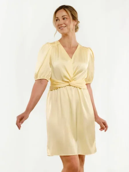Liberte Essentiel Rochie TIKI galben