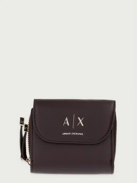 Portofel Armani Exchange din piele maro