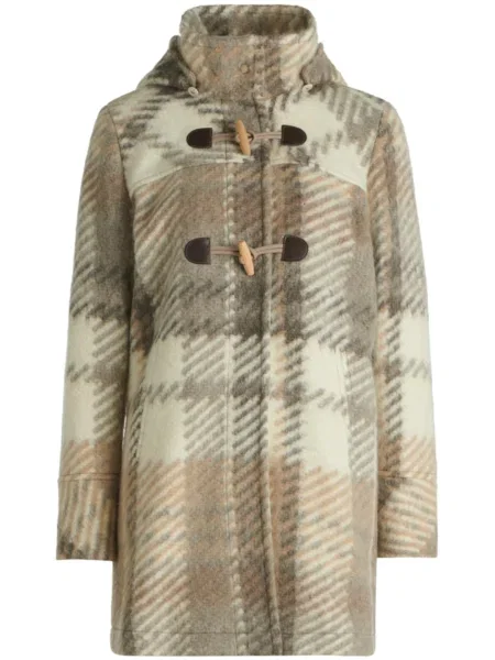 Amber & June Prehodna jakna rjava / temno siva bela