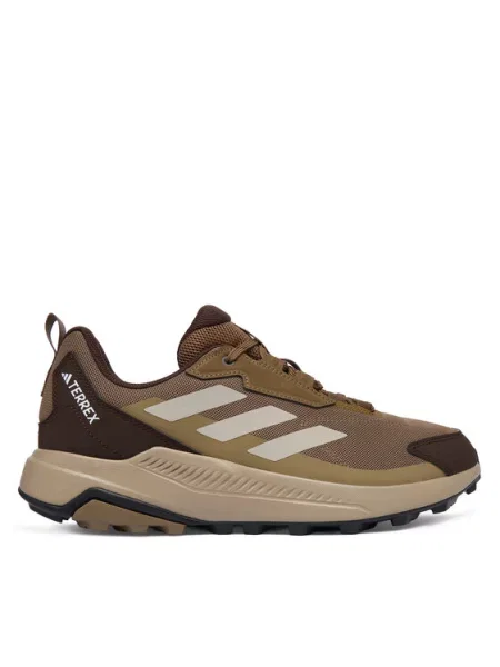 Ниски обувки Adidas за туризъм кафяво