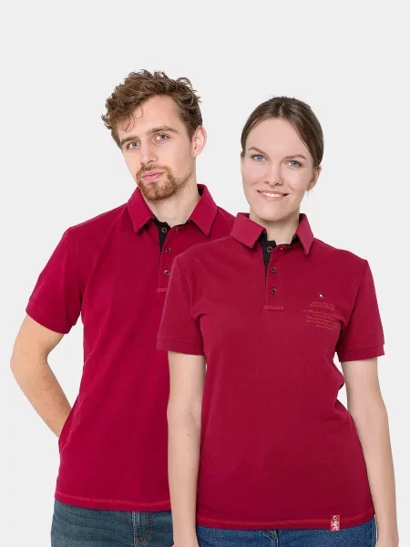 Поло Авіація Галичини бордовий