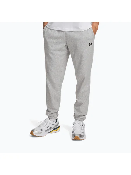 Мъжки панталони Under Armour Rival LW Jogger mod grey light heather/black черно
