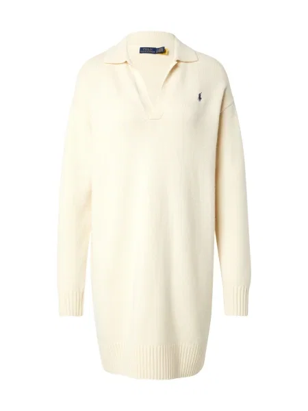 Polo Ralph Lauren Rochie tricotat crem / bleumarin