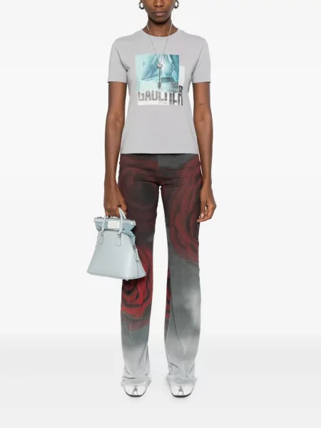 Tricou Jean Paul Gaultier cu imagine gri