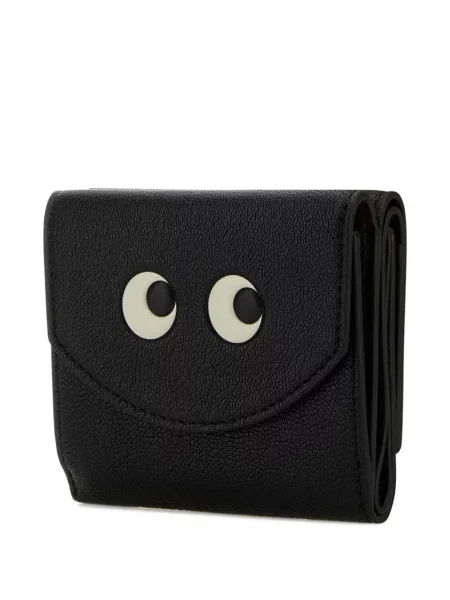 Кожено портмоне Anya Hindmarch черно