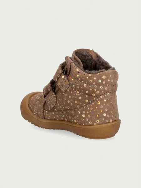 Froddo gyerek bőr téli cipő OLLIE WOOL TEX barna