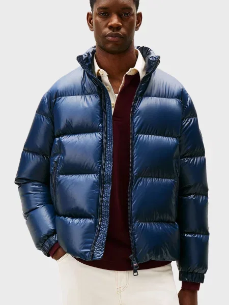 Пуховик Tommy Hilfiger синій