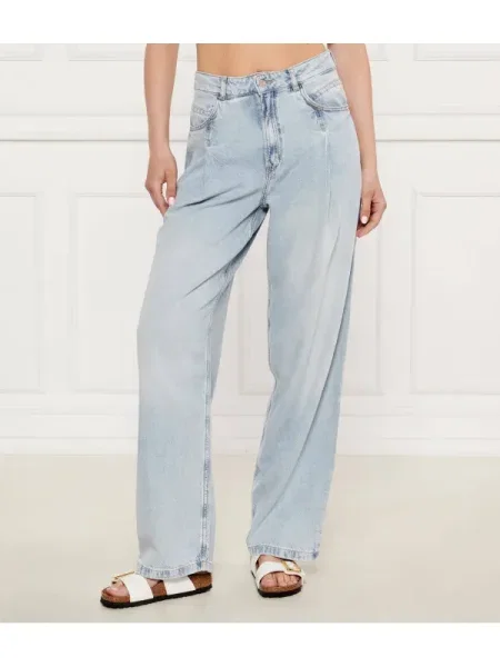 BOSS ORANGE Blugi C_SLOUCHY PLEATD | Relaxed fit albastru