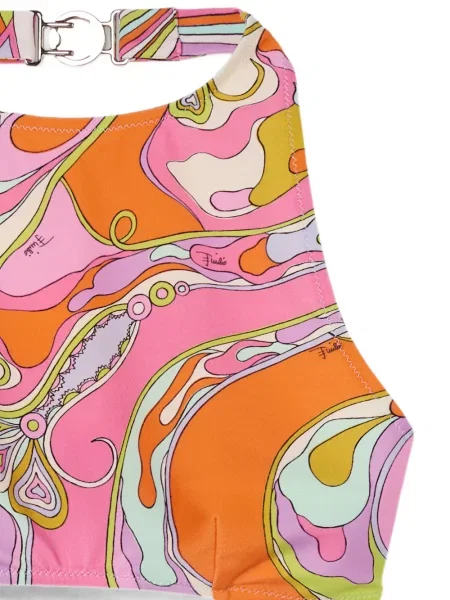 Top Pucci cu imagine roz