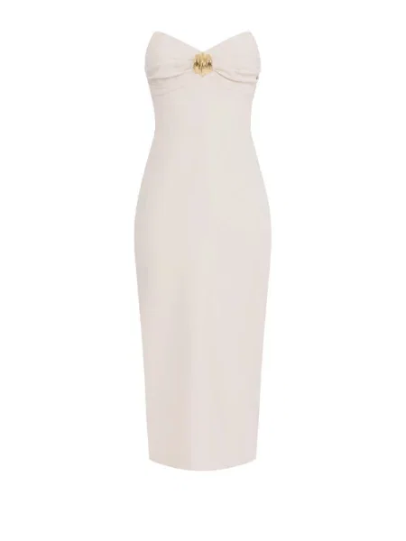 Elisabetta Franchi Ljetna haljina bijela