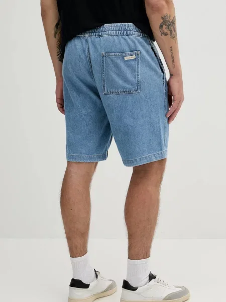 Džínové šortky Calvin Klein Jeans modrá