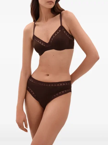 Sutien Eres din dantelă maro