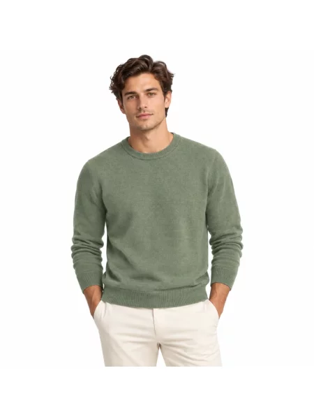Sweter Cashmere Company wełniany zielony