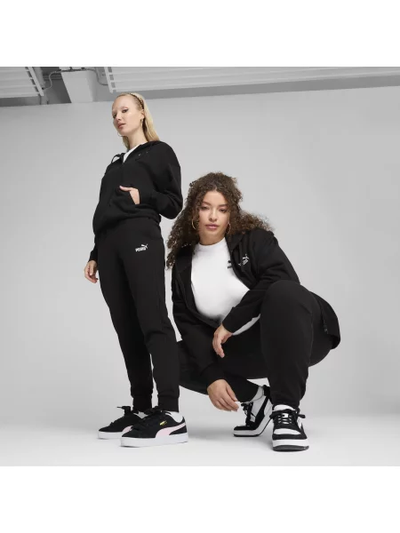 PUMA spodnie dresowe z małym logo ESS Odzież czarny