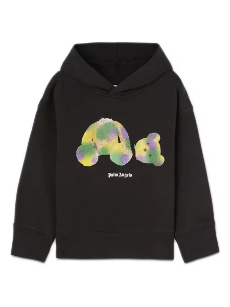 Bluza z kapturem dziecięca Palm Angels czarna