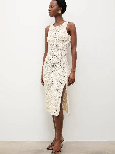 Answear.LAB sukienka beżowa