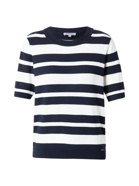 MORE & MORE Pulover negru alb