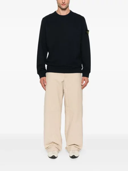 Hanorac Stone Island cu strasuri albastru