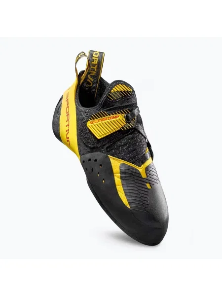 La Sportiva férfi hegymászó cipő Solution Comp fekete/ sárga. Méret: EU fekete