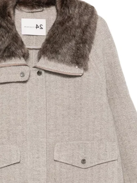 Geacă Manzoni 24 cu model herringbone