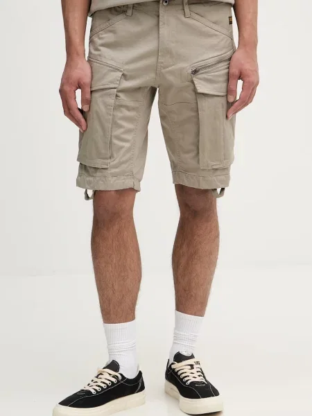 G-Star szorty cargo z Rovic zip regular szare
