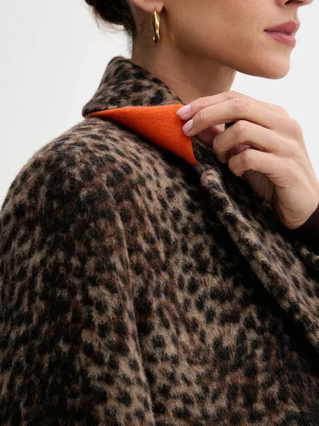 Пальто Msgm коричневое