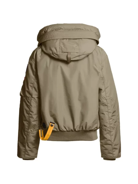 Geacă cu puf Parajumpers cu glugă verde