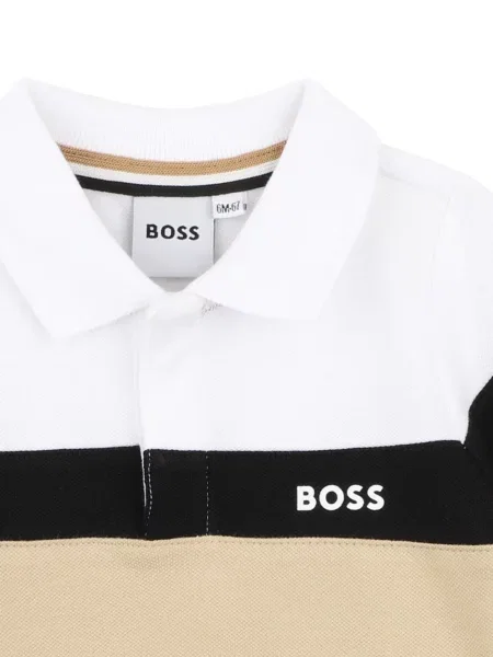 Koszulka polo dziecięca Bosswear biała