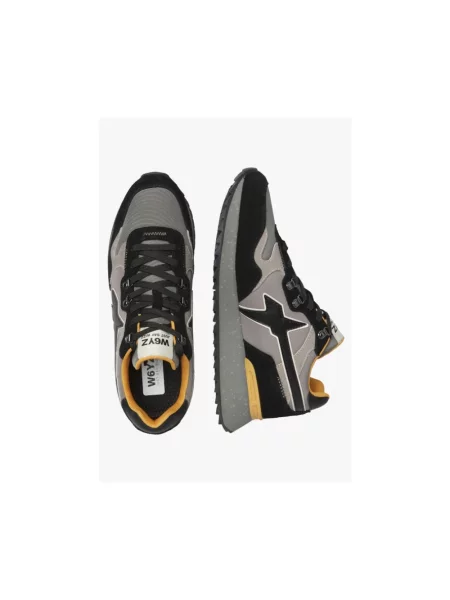 Sneakersy W6yz biznesowe czarne