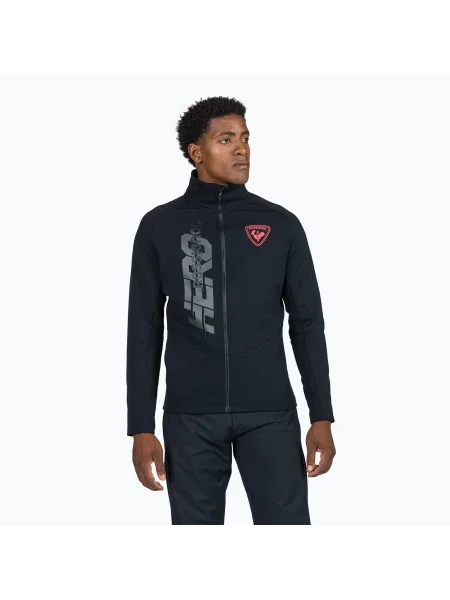 Мъжки суитшърт Rossignol New Hero Classique Clim black черно