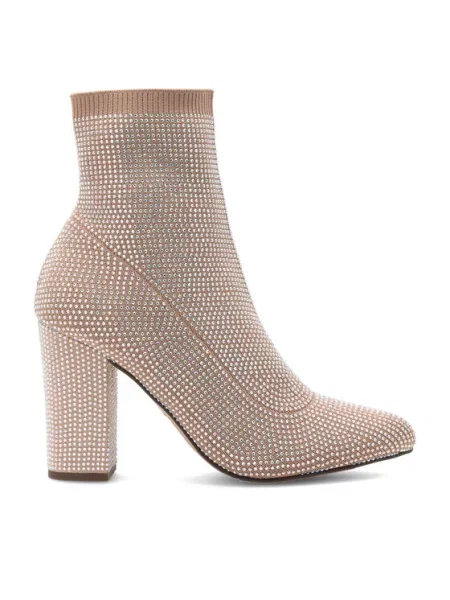 Botki Nine West beżowe