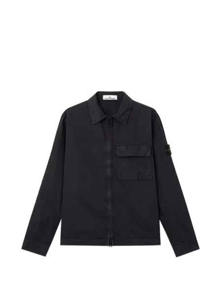 Cămașă Stone Island cu strasuri negru