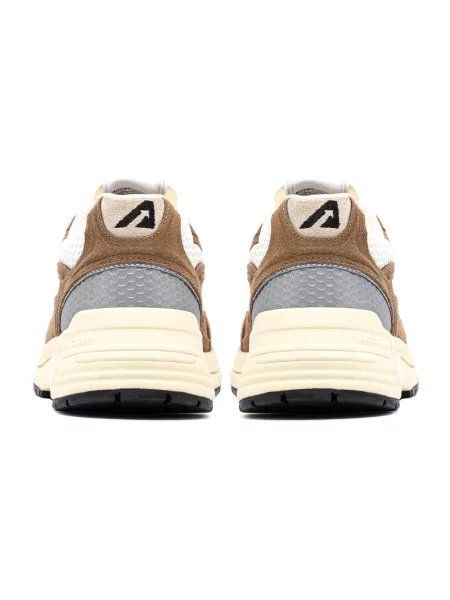 Sneakersy Autry brązowe