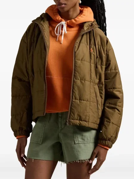 Căciulă Polo Ralph Lauren de catifea cord cu dungi de costum alb