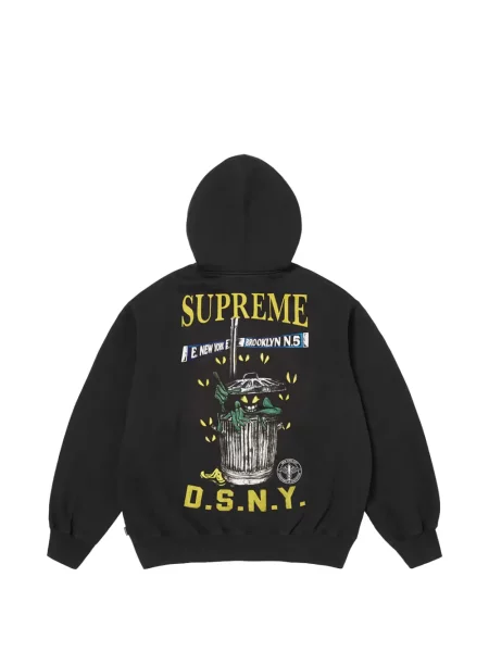 Hanorac cu glugă Supreme negru
