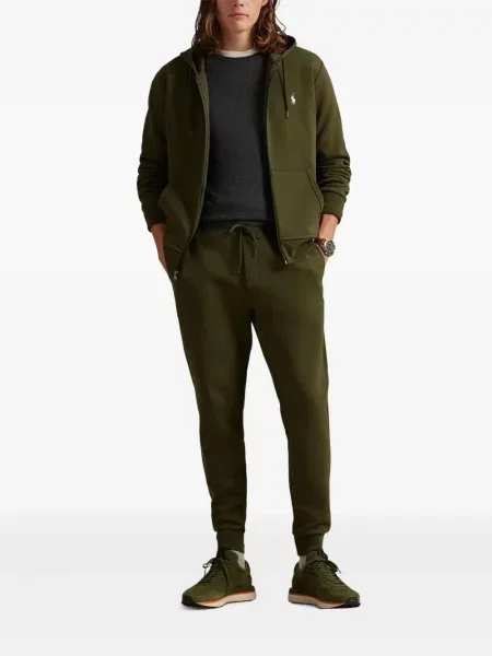 Ριγέ polo Polo Ralph Lauren με κουκούλα με αυτόγραφο λευκό