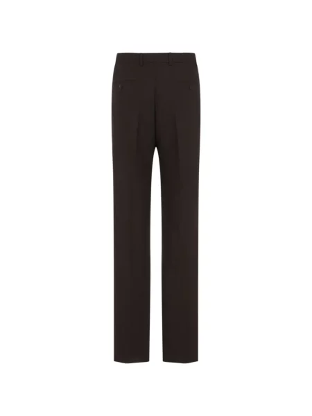 Pantaloni Paul Smith de lână maro