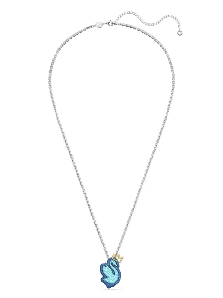 Colier Swarovski de cristal argintiu