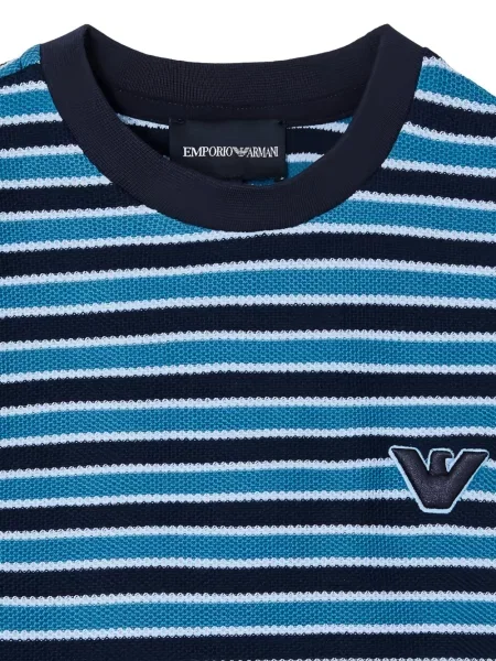 Koszulka dziecięca Emporio Armani niebieska