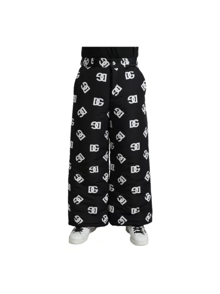 Spodnie Dolce And Gabbana pikowane czarne