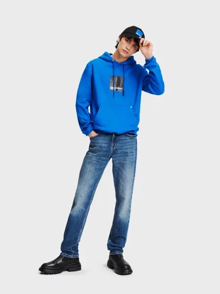 Прямые джинсы Karl Lagerfeld Jeans синие