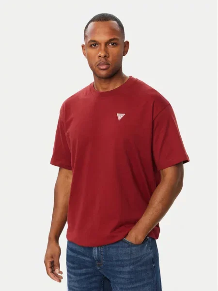 Guess Jeans Póló Oversize piros